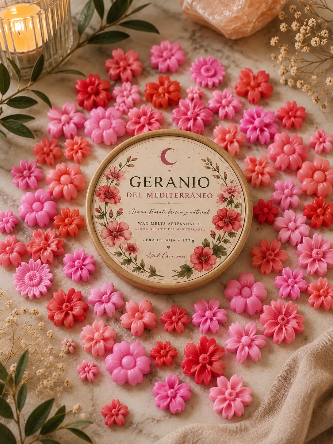 Geranio del Mediterráneo| Wax Melts 🌸