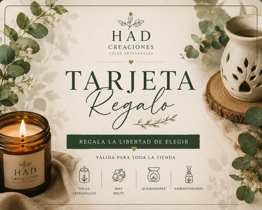Tarjeta regalo Had Creaciones