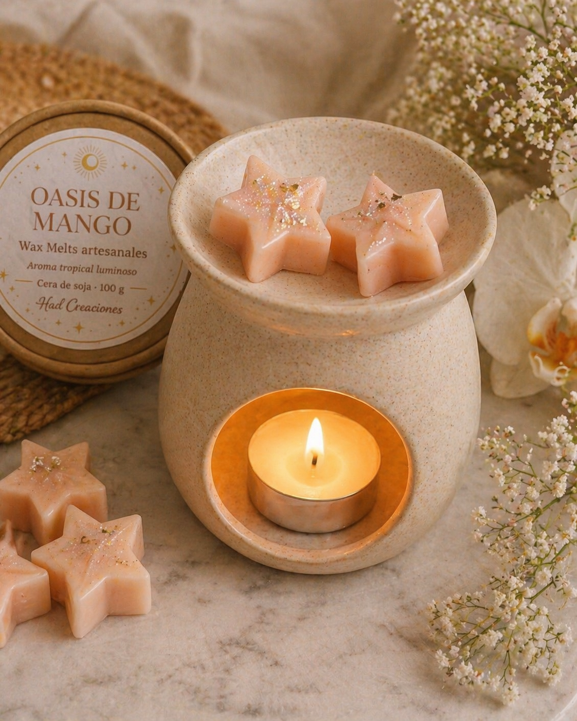 Wax melts aromáticos Oasis de Mango