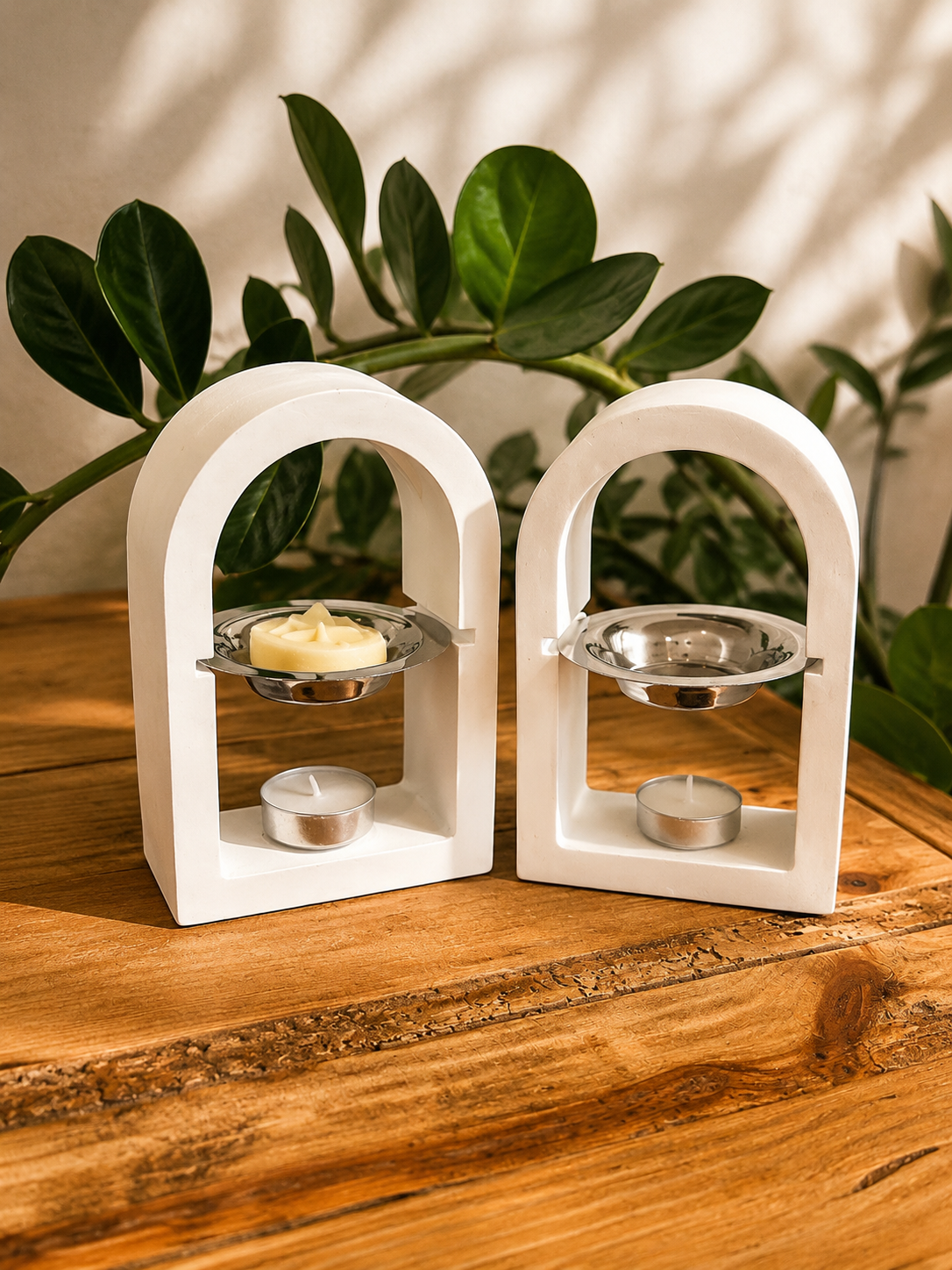 Quemador de esencias y wax melts hecho a mano - ARCO AURA