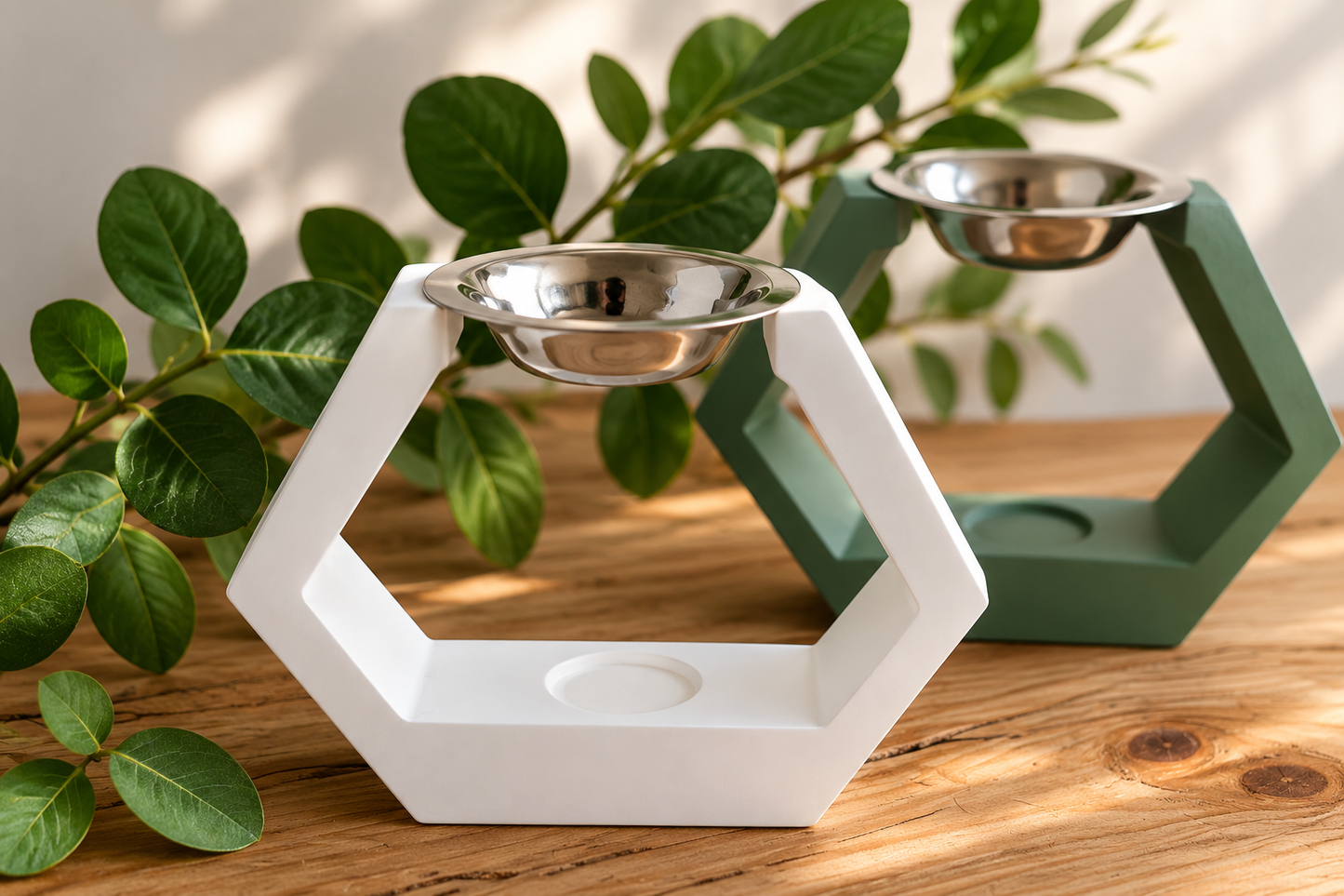 Quemador de esencias y wax melts hecho a mano - HEXÁGONO ASTRAL
